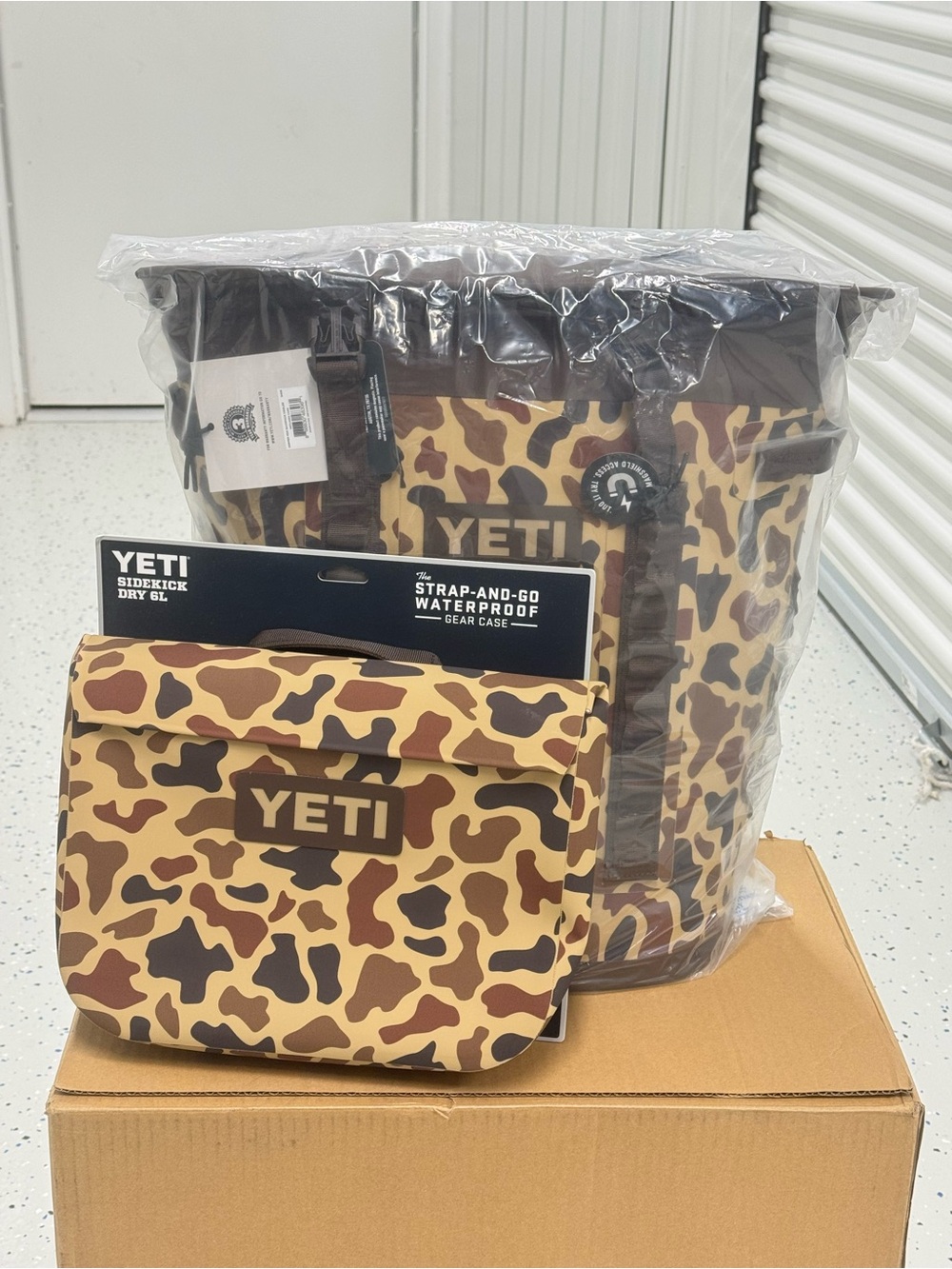 Yeti M20 Wetlands Camo Backpack Cooler w/ Matching 6L | New